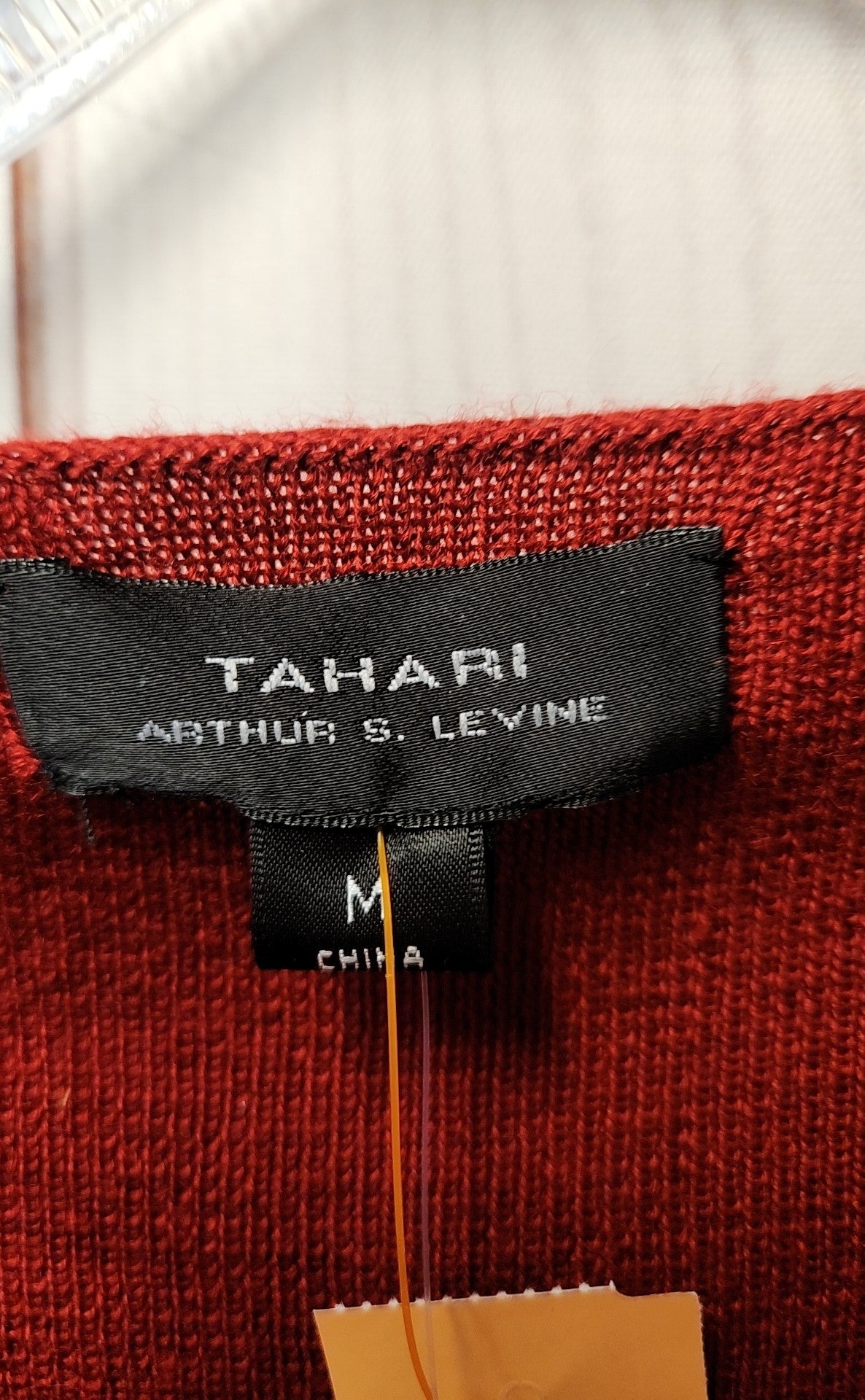NWT Tahari Women's Size M Red Knit Dress