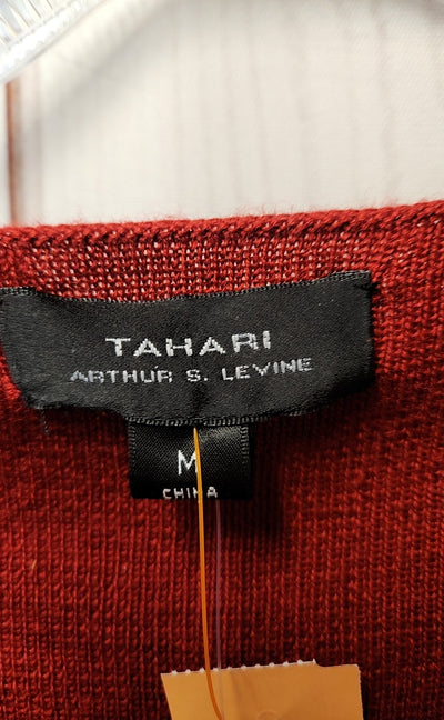 NWT Tahari Women's Size M Red Knit Dress