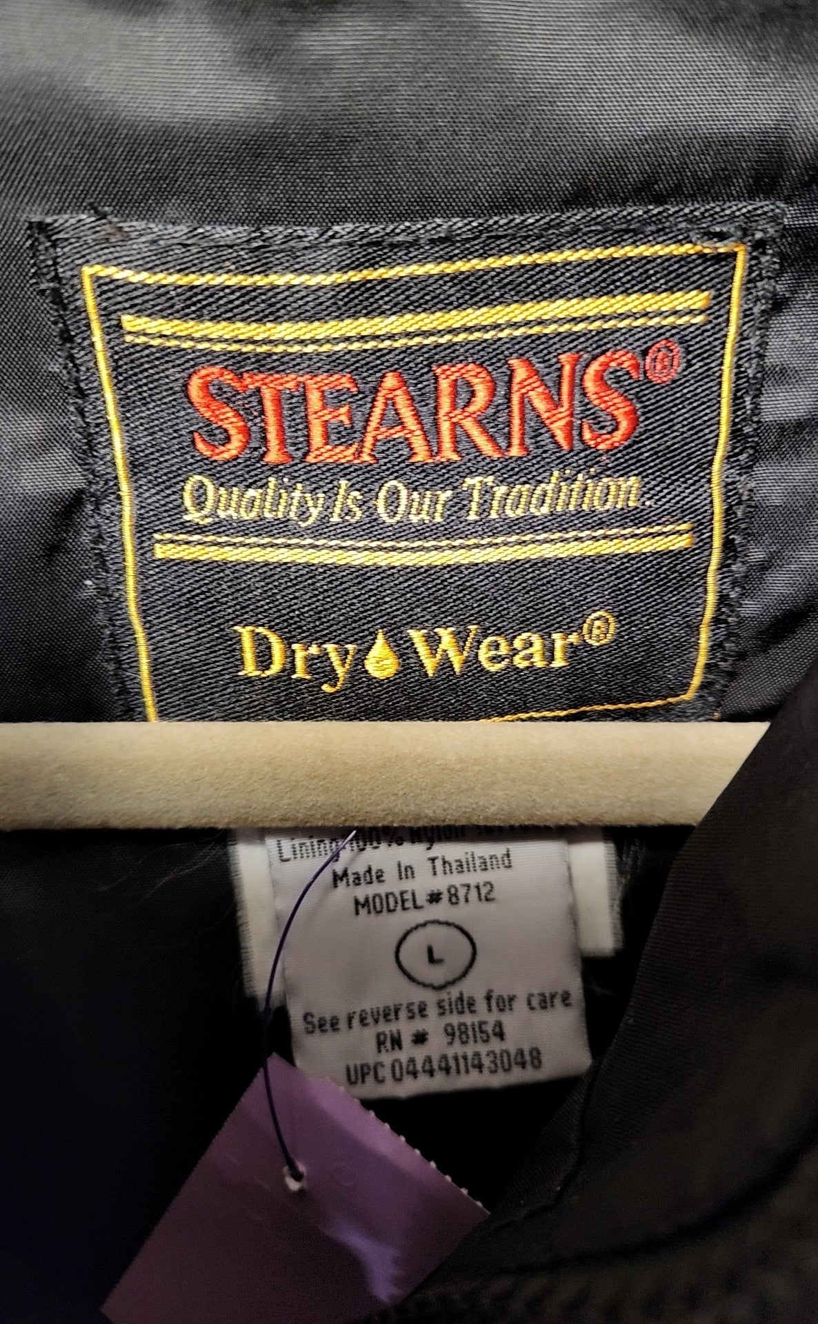 Stearns Men's Size L Blue Jacket
