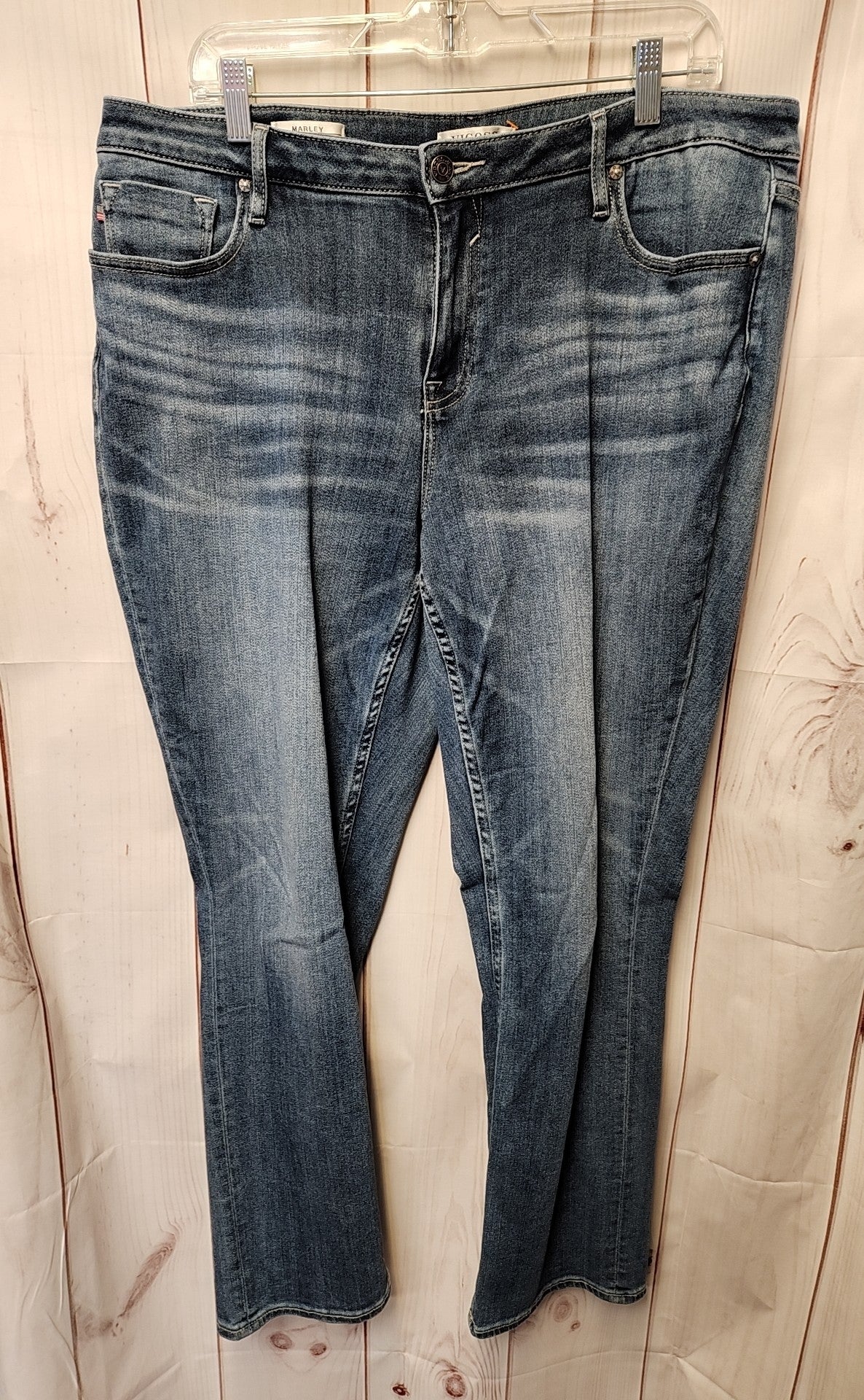 Vigoss Women's Size 34 (18/1X) Blue Jeans Marley Straight