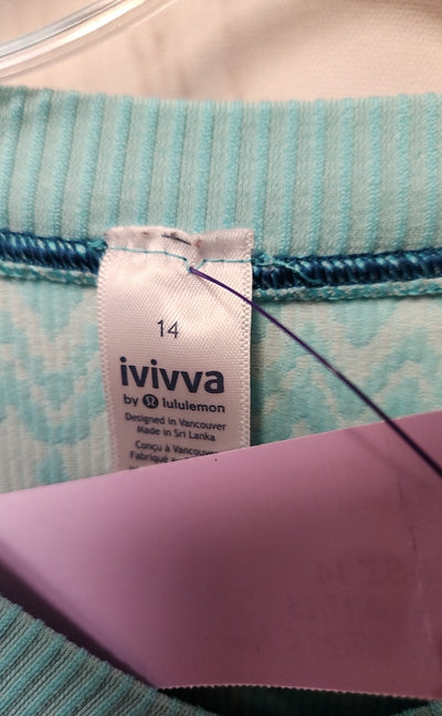 Ivivva - Lululemon Girl's Size 14 Blue Shirt