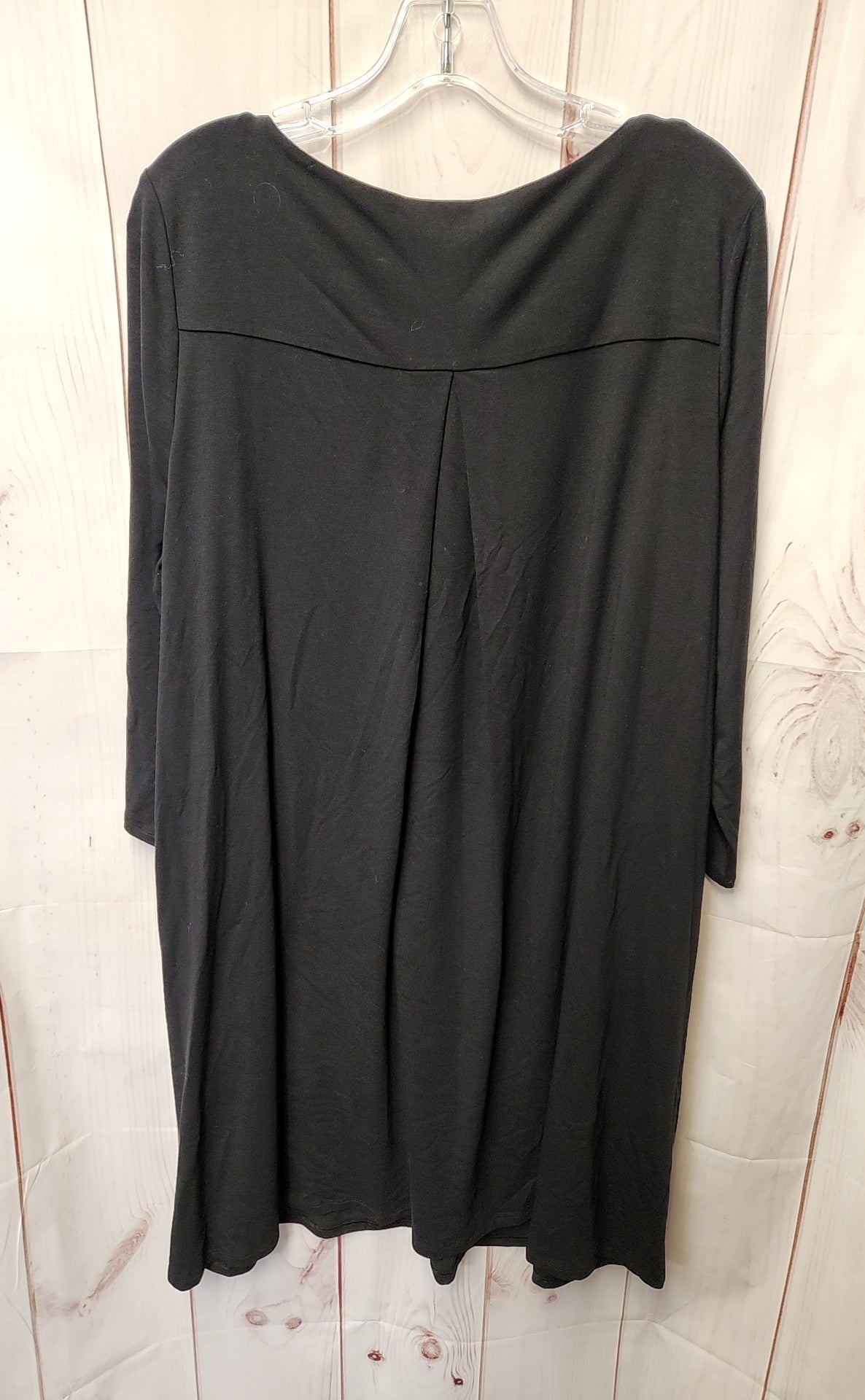 J Jill Wearever Collection Women's Size L Petite Black Dress