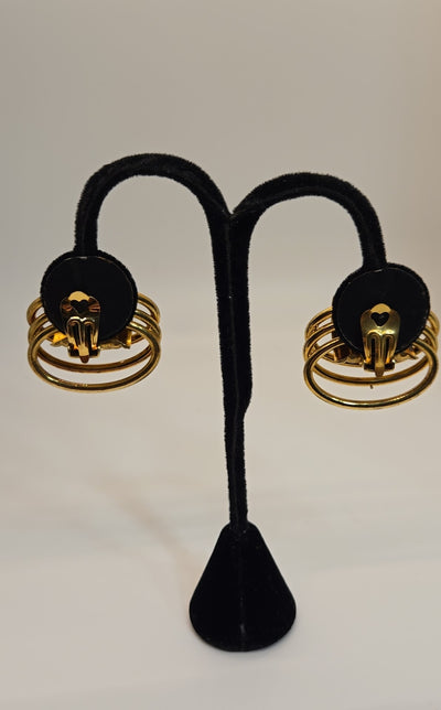 Gold Clip-on Earrings