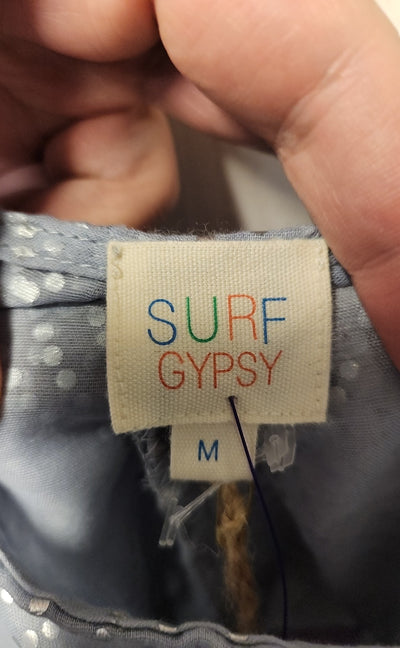 NWT Surf Gypspy Women's Size M Gray Short Sleeve Top