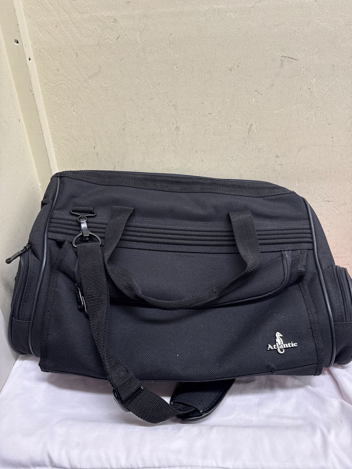 Atlantic Black Duffle Bag