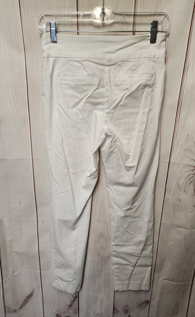 Charter Club Women's Size 2 Petite White Pants Cambridge Slim