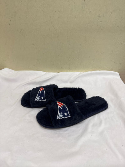 New England Patriots NFL Women's Size S Navy Slippers