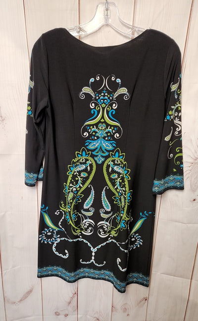 b. calm by London Times Women's Size 6 Black Dress