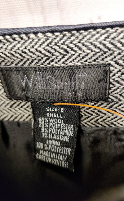 Willi Smith Women's Size 8 Gray Floral Skirt