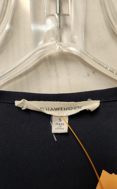 41 Hawthorn Women's Size S Navy 3/4 Sleeve Top