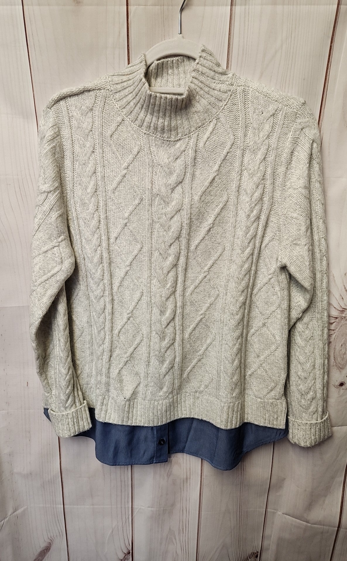 Joan Rivers Women's Size M Gray Sweater