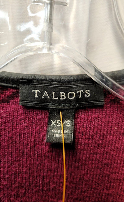Talbots Women's Size XS/S Pink Cardigan