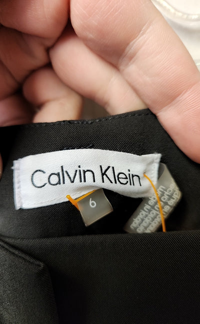Calvin Klein Women's Size 6 Black Pants