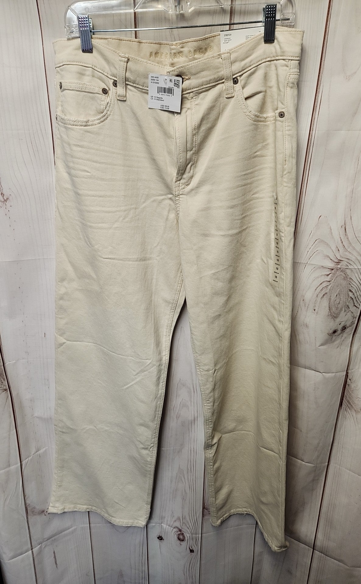 NWT American Eagle Women's Size 30 (9-10) Beige Jeans Stovepipe