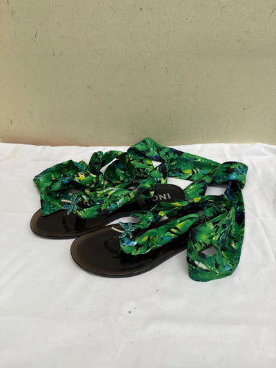 INC Women's Size 7 Green Sandals