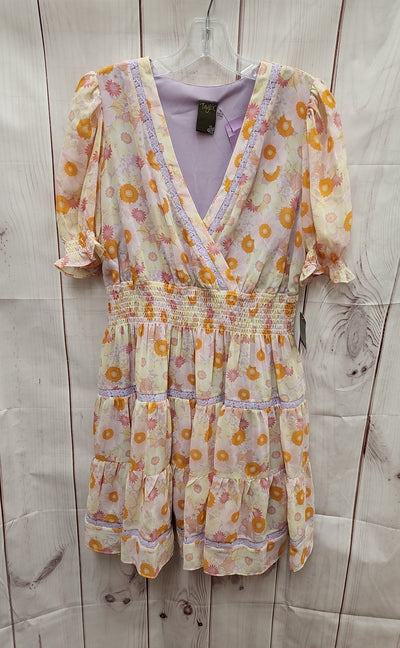 NWT Taylor Women's Size 8 Pink Floral Dress