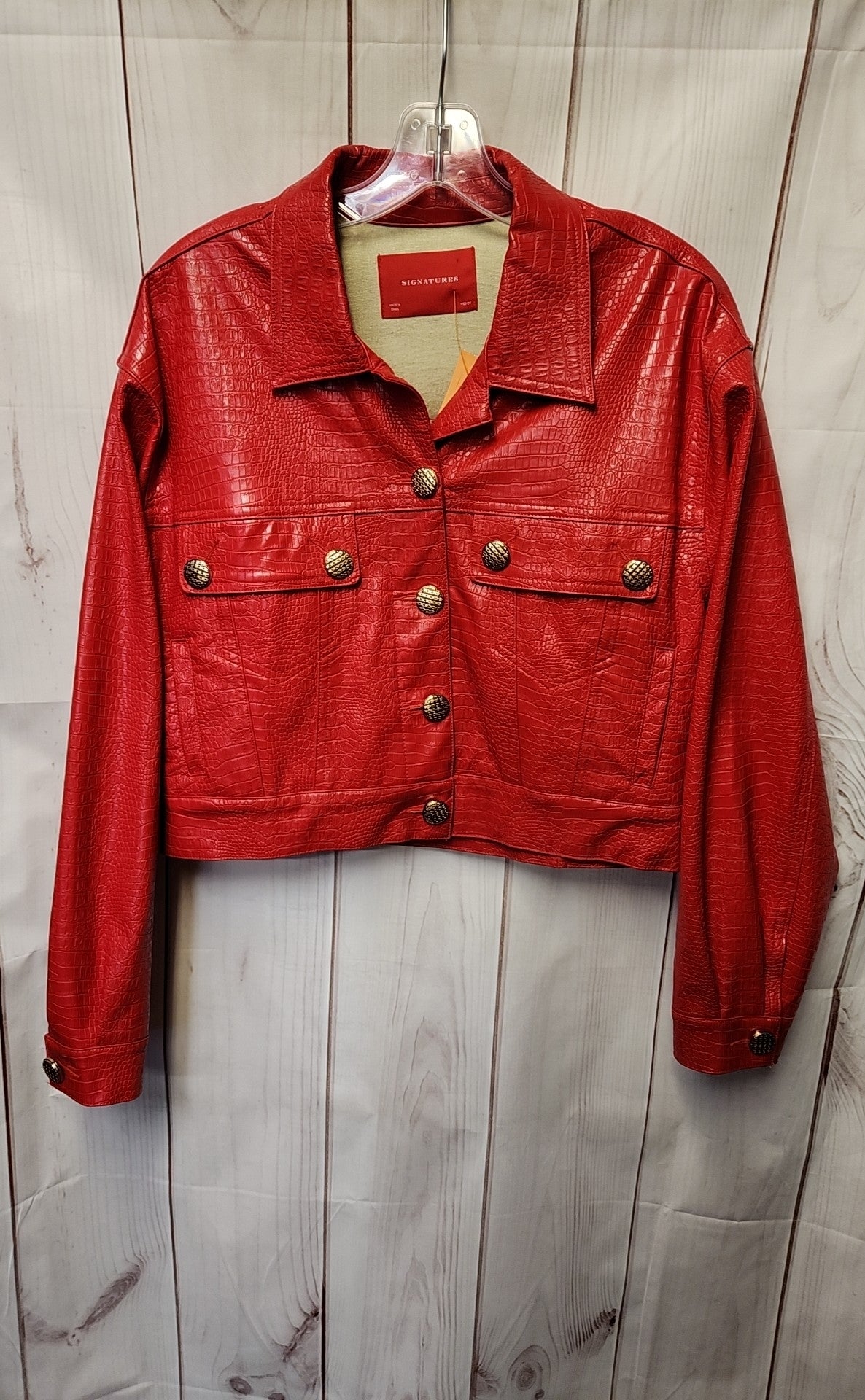 Signature 8 Women's Size M Red Jacket