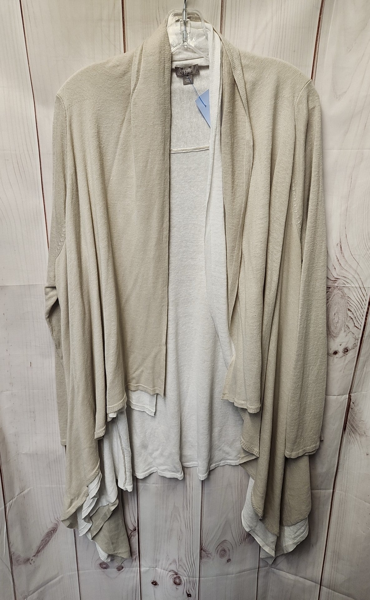 J Jill Women's Size XL Beige Cardigan