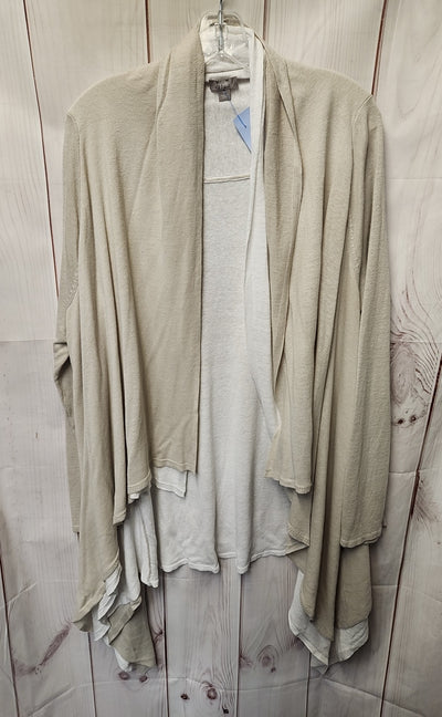 J Jill Women's Size XL Beige Cardigan