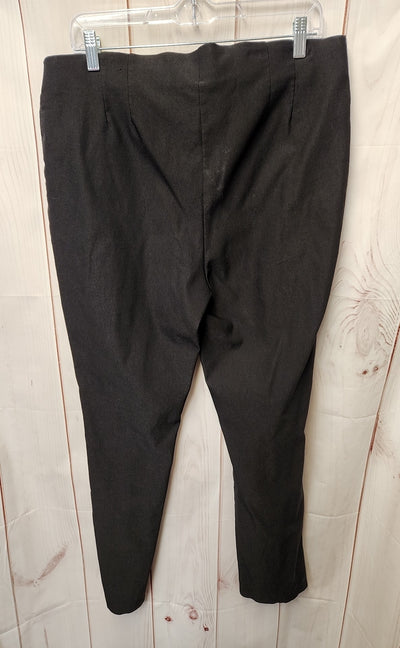 Chico's Women's Size 2.5 = US 14 Black Pants So Slimming