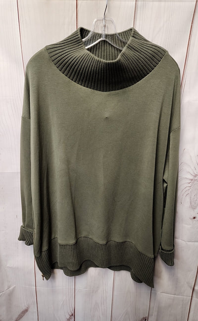 Berkley Jensen Women's Size XL Green Sweatshirt