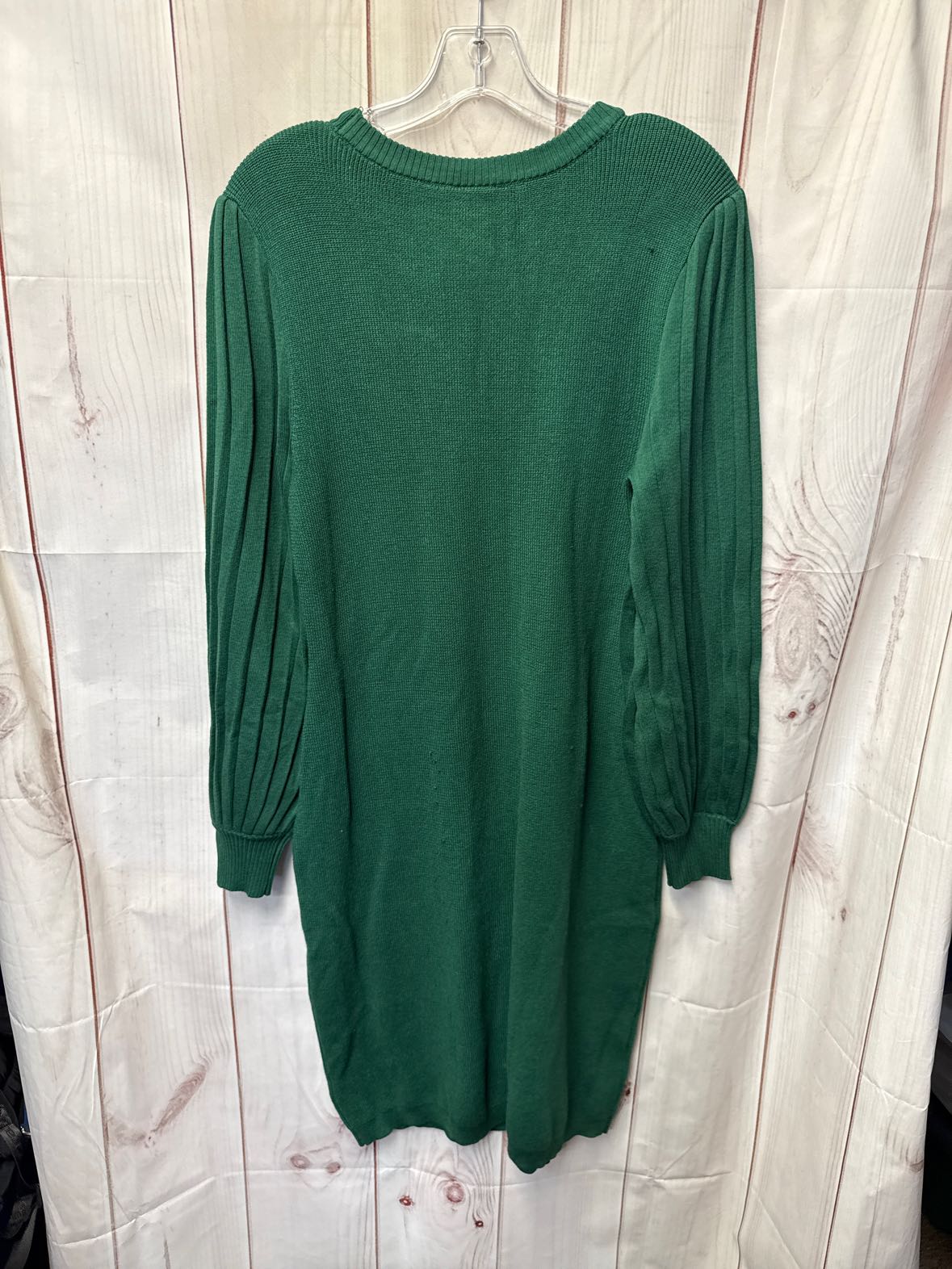 Nina Leonard Women's Size XL Green Knit Dress