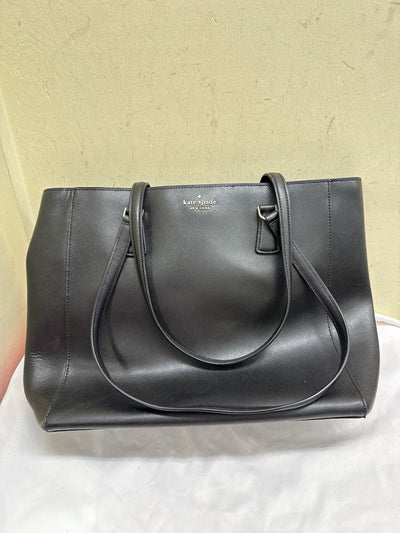 Kate Spade Black Leather Tote Bag