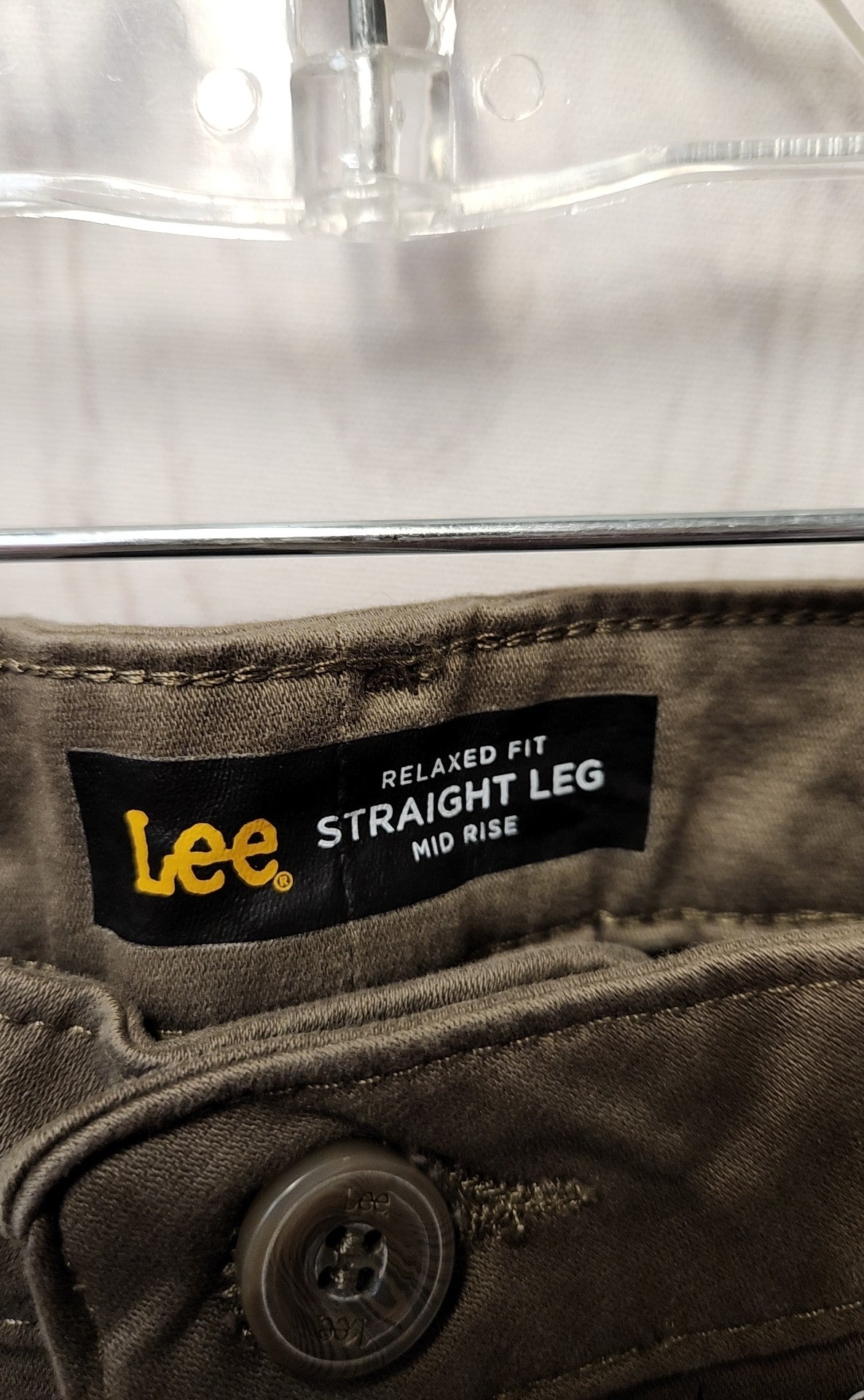NWT Lee Women's Size 14 Brown Pants Straight Leg