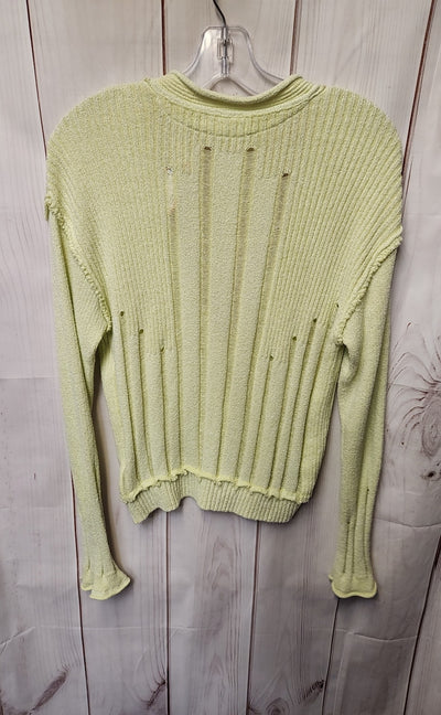 Free People Women's Size S Yellow Cardigan