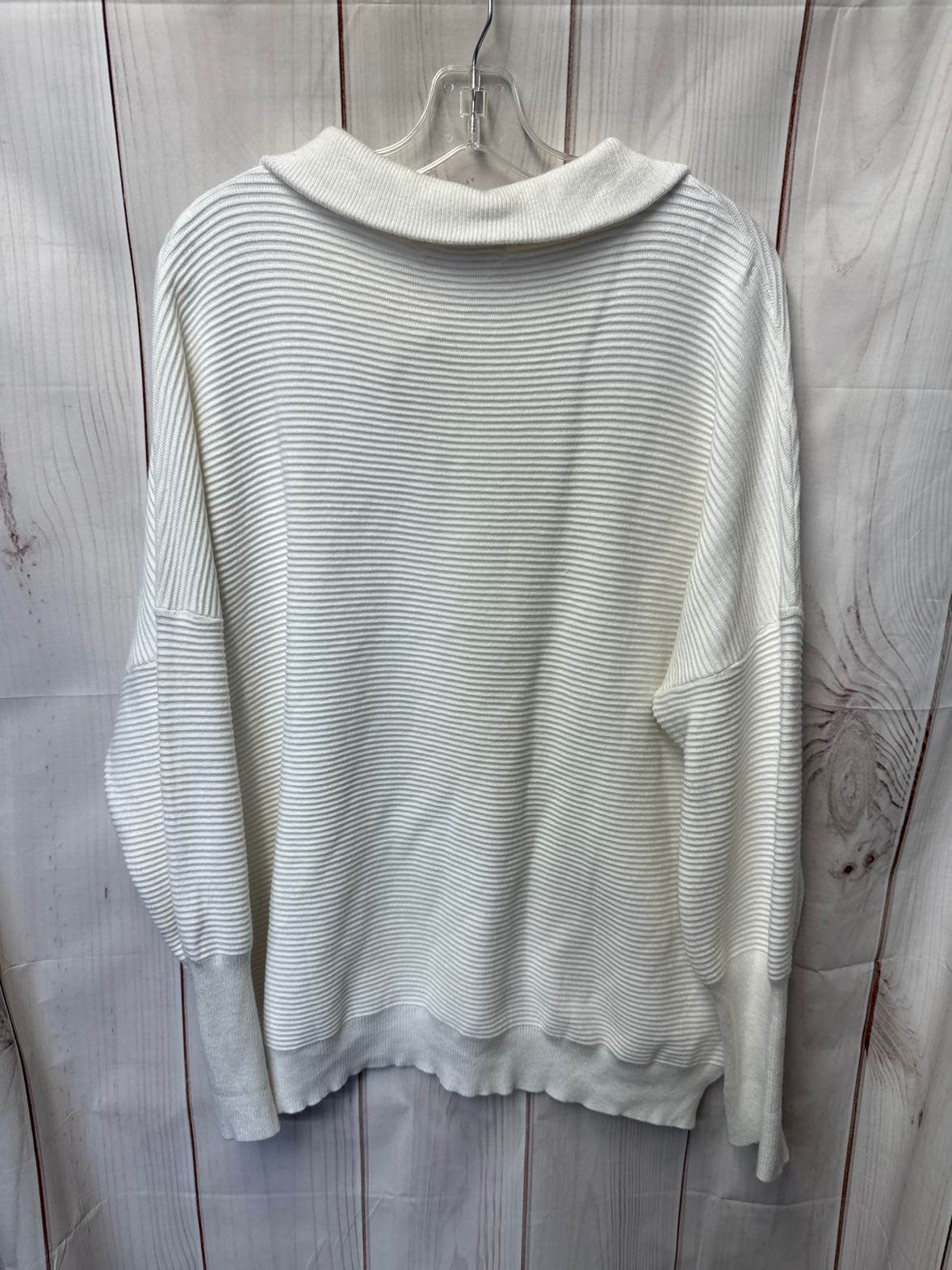 Anrabess Women's Size L White Sweatshirt