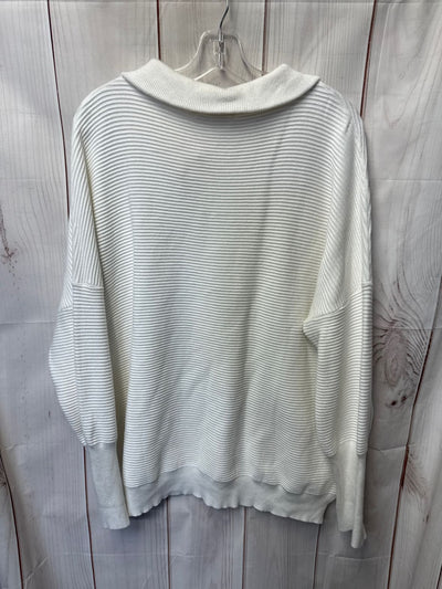 Anrabess Women's Size L White Sweatshirt