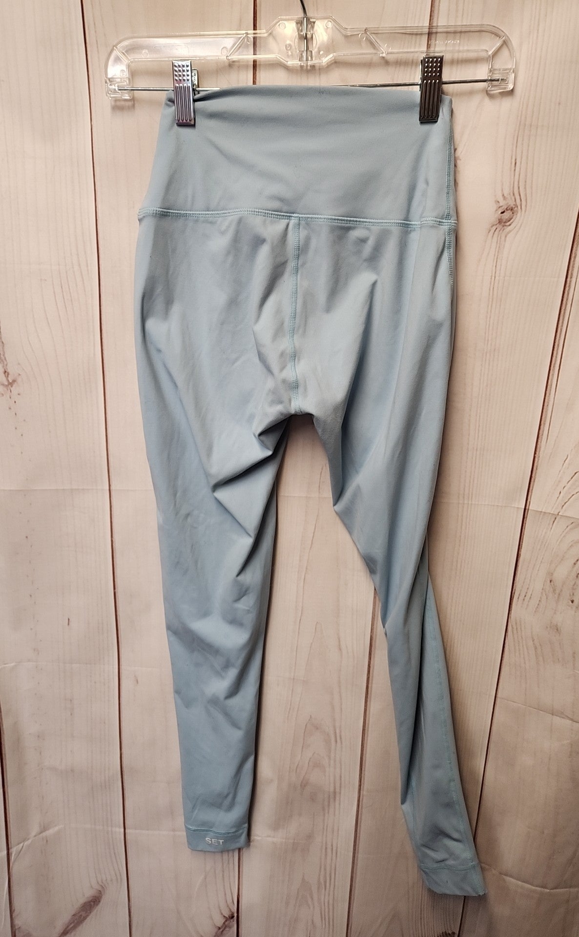 Set Active Women's Size S Light Blue Leggings