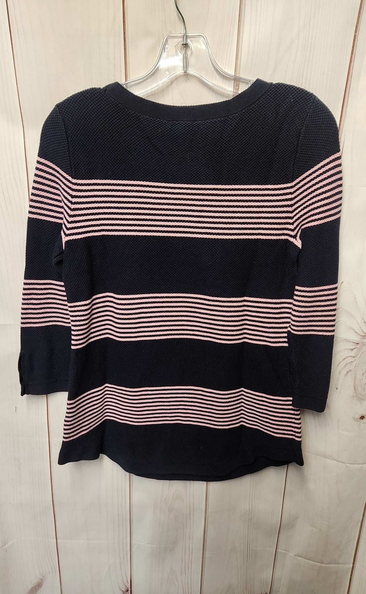 Talbots Women's Size S Navy & Pink Sweater