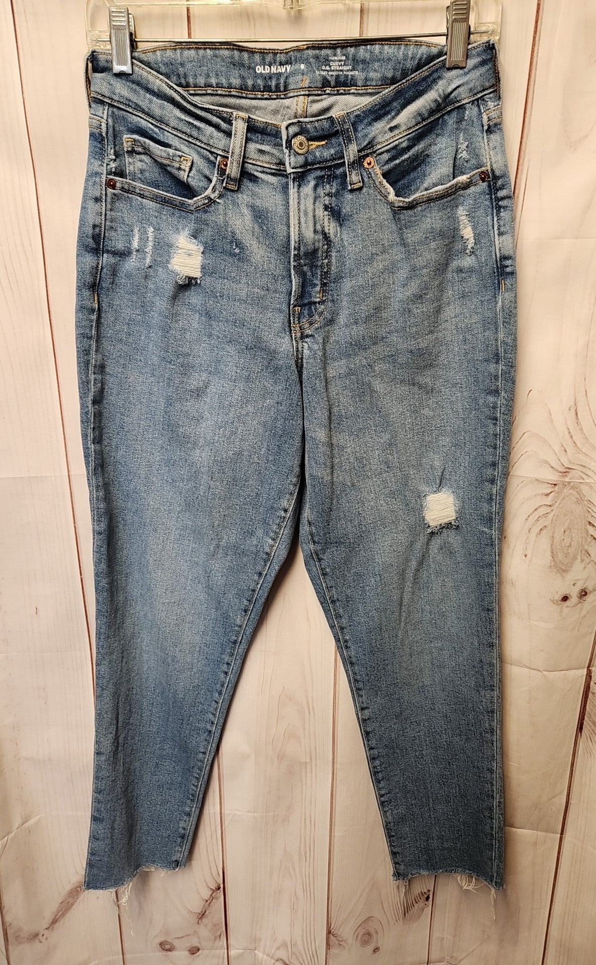 Old Navy Women's Size 28 (5-6) Blue Jeans High Rise Curvy O.G. Straight