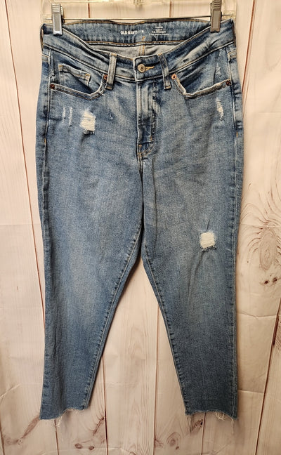 Old Navy Women's Size 28 (5-6) Blue Jeans High Rise Curvy O.G. Straight