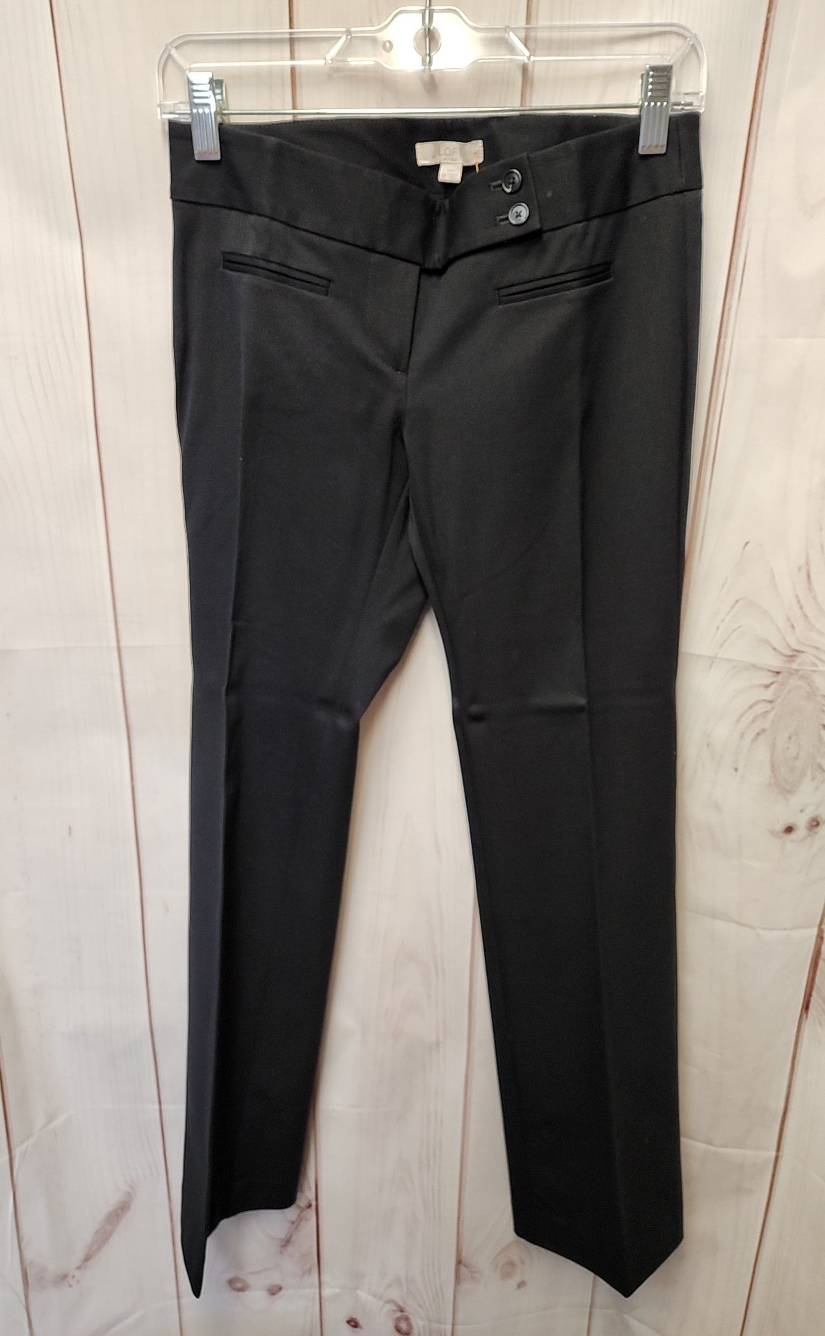 Loft Women's Size 0 Petite Black Pants