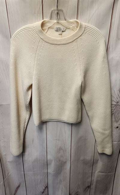 J Crew Women's Size XS White Sweater