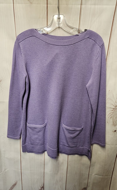 J Jill Women's Size S Petite Purple Sweater