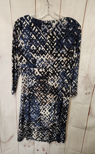 NWT Lauren by Ralph Lauren Women's Size 12 Navy Dress