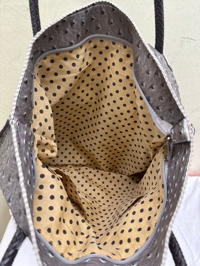 Gray Tote Bag