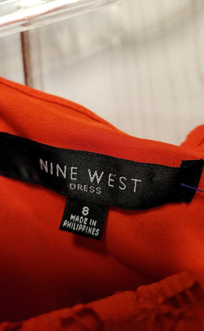 Nine West Women's Size 8 Red Lace Dress