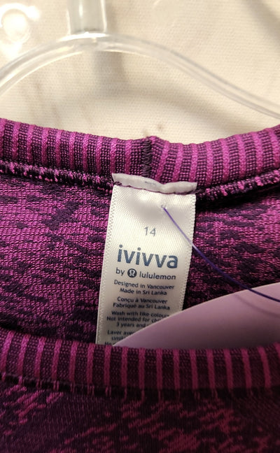 Ivivva - Lululemon Girl's Size 14 Purple Shirt