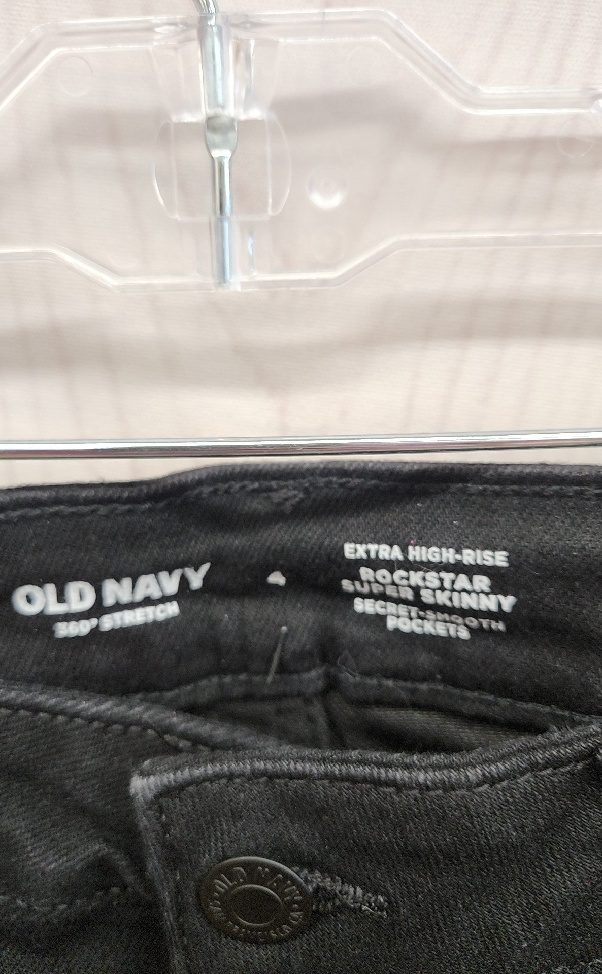 Old Navy Women's Size 27 (3-4) Black Jeans
