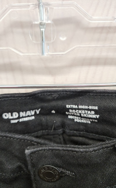 Old Navy Women's Size 27 (3-4) Black Jeans