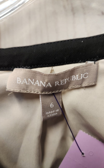 Banana Republic Women's Size 6 White & Black Dress
