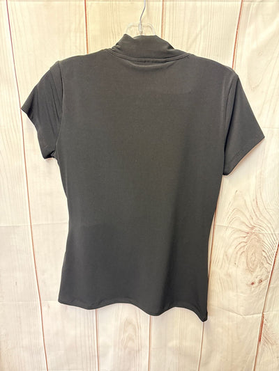 DKNY Women's Size M Petite Black Sleeveless Top
