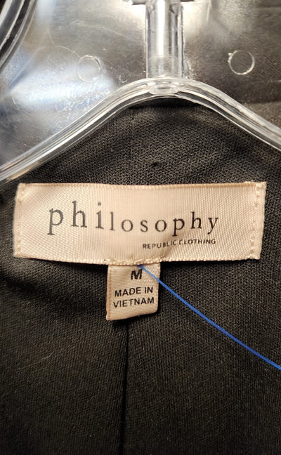 Philosophy Women's Size M Black Jacket
