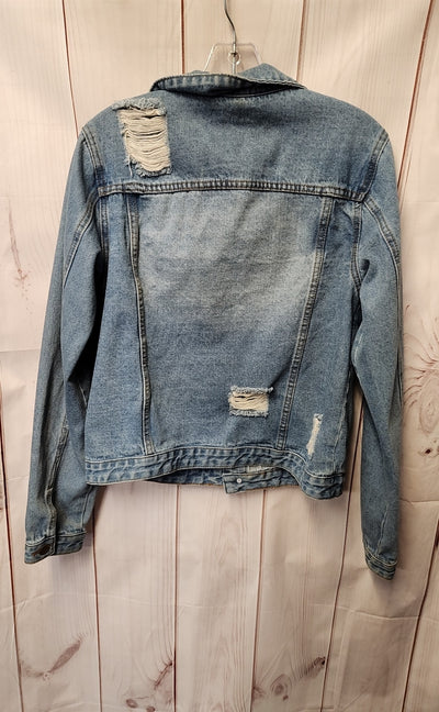 Fashion Nova Women's Size L Blue Jacket