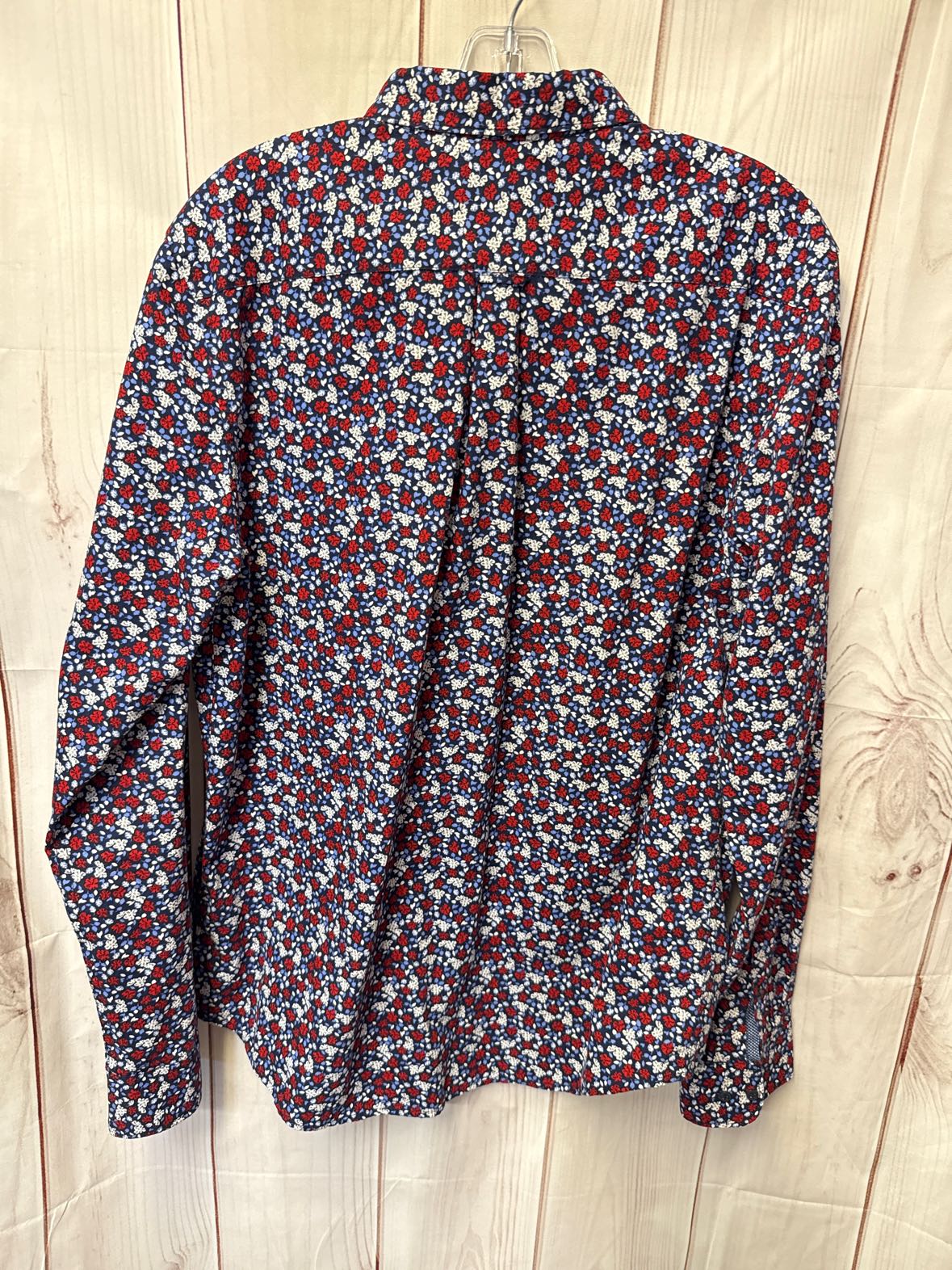 Cactus Man Men's Size L Blue Floral Shirt