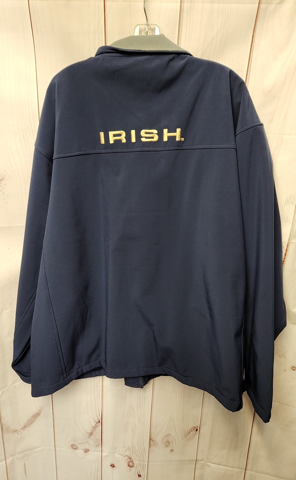 Knights Apparel Men's Size 2X Navy Jacket Notre Dame Fighting Irish